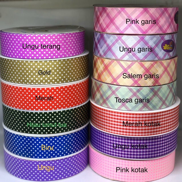 Pita Kado Pita Jepang Motif 3 Cm Shopee Indonesia