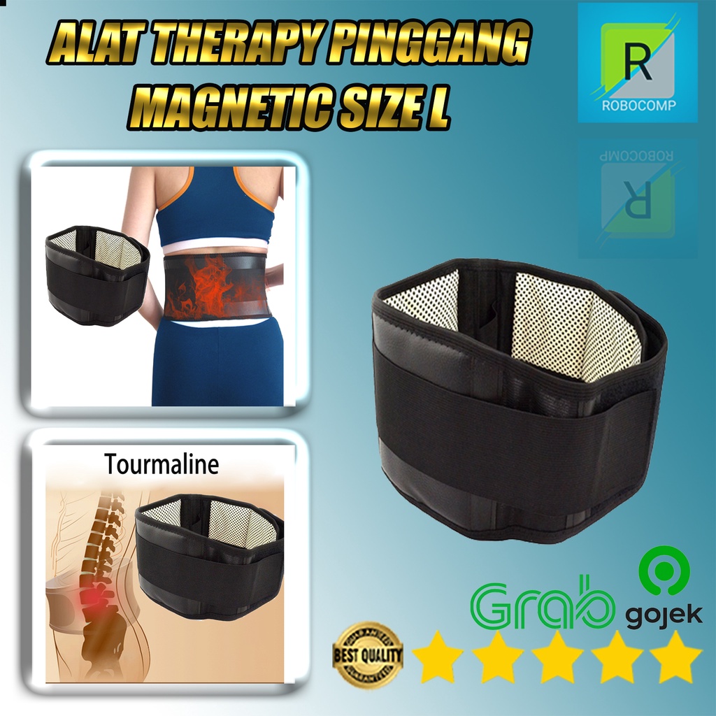 Alat Therapy Pinggang Magnetic Size L - Tourmaline