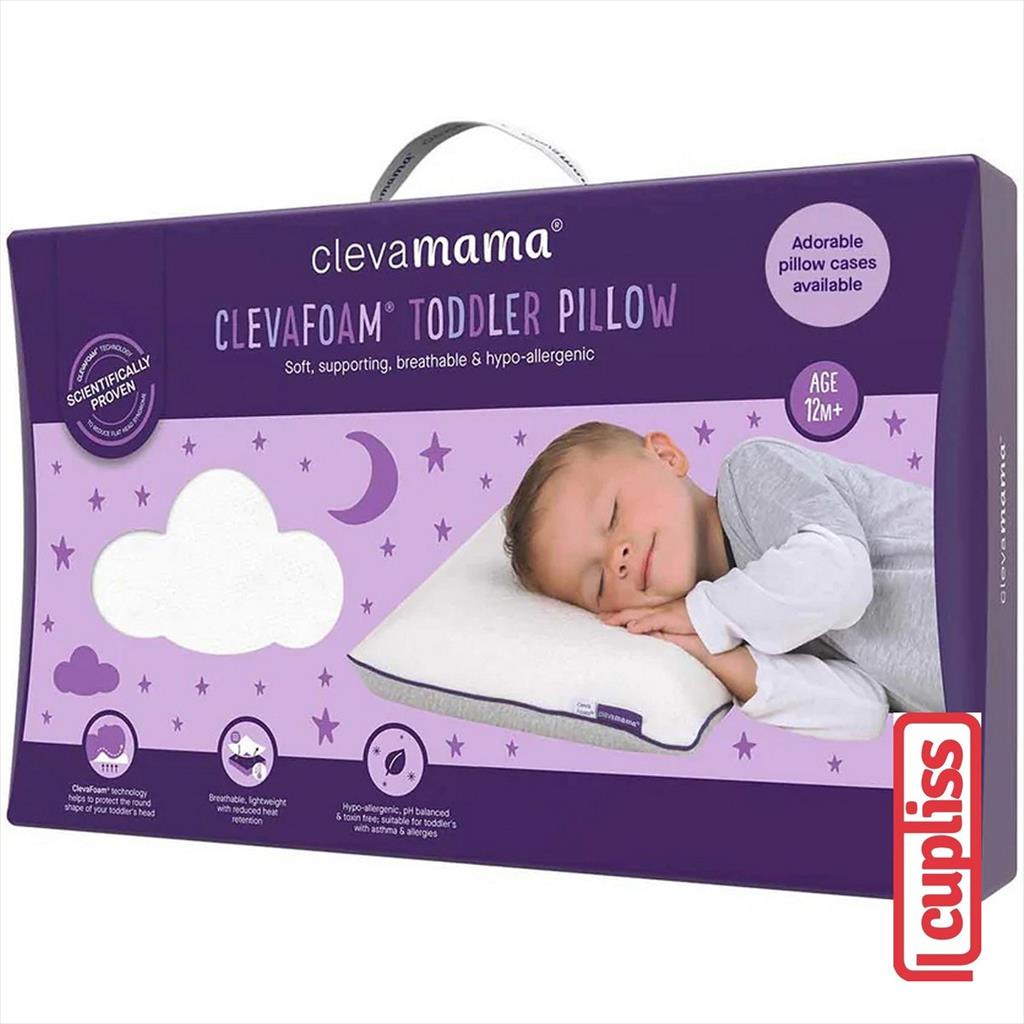 ClevaMama Clevafoam Toddler Pillow Bantal Bayi Anti Peyang