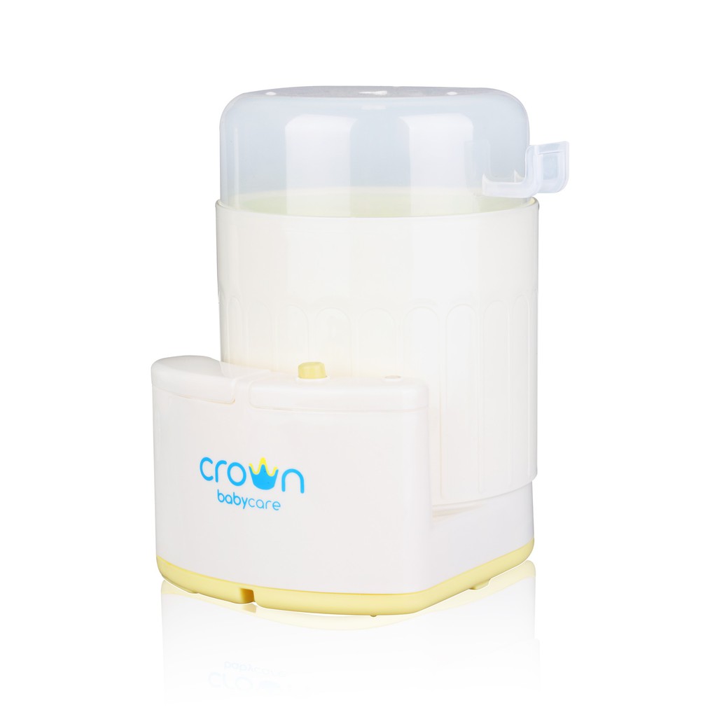 [PROMO FREE KERTAS KADO] Crown Baby 3 Bottles Steam Sterilizer Alat Steril Uap CR168