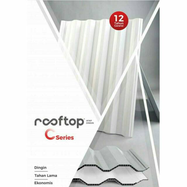 Atap uPVC Rooftop C-SeriesAtap uPVC Rooftop C-Series