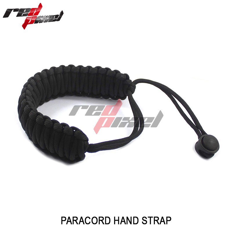 Grab Medan Tali Hand Strap Paracord Kamera DSLR - Black