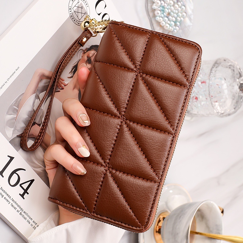 DOMPET PANJANG SIMPLE WANITA PESTA RESLETING PREMIUM KULIT MAZONE IMPORT BRANDED MUAT HP REMAJA KEKINIAN KOREA KARTU UANG TALI PENDEK MURAH CEWEK CASUAL