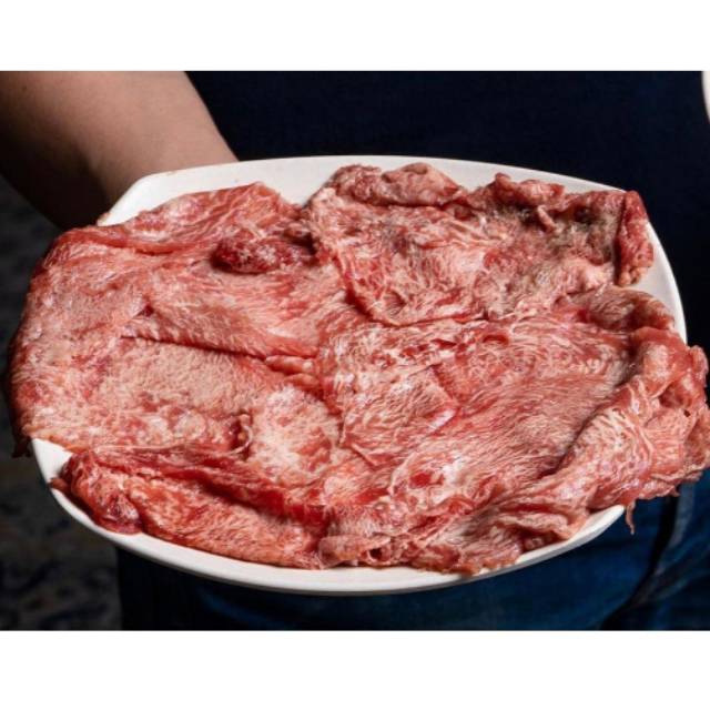 

1000gr WAGYU SLICE 3MM / DAGING SEGAR & ENAK !! DIJAMIN MURAH