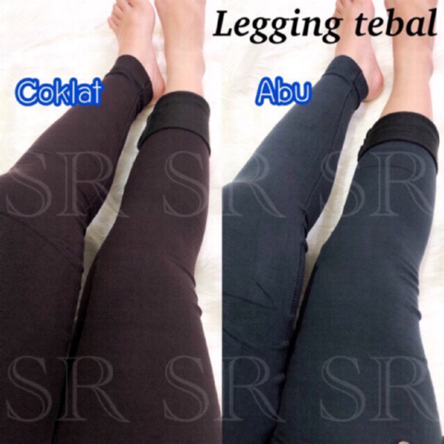 Legging Tebal Fleece Highwaist Import Premium Panjang Polos fit Jumbo