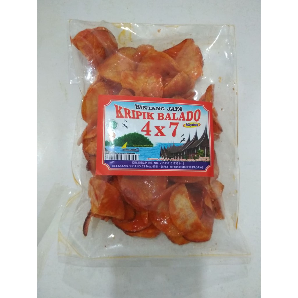 

Keripik Balado Bulat Bintang 4 x 7 Jaya 250 gram