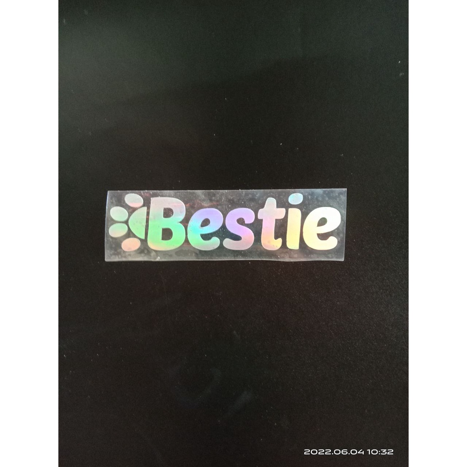 Jual Stiker Cutting Hollogram Bestie Shopee Indonesia