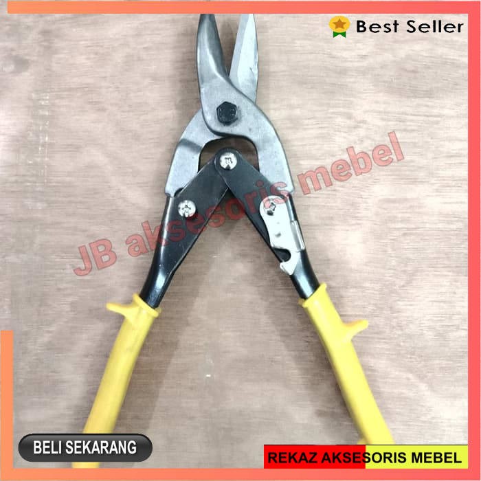 GUNTING HOLO SENG BLITZ KUNING / GUNTING BAJA RINGAN KAWAT STAINLESS