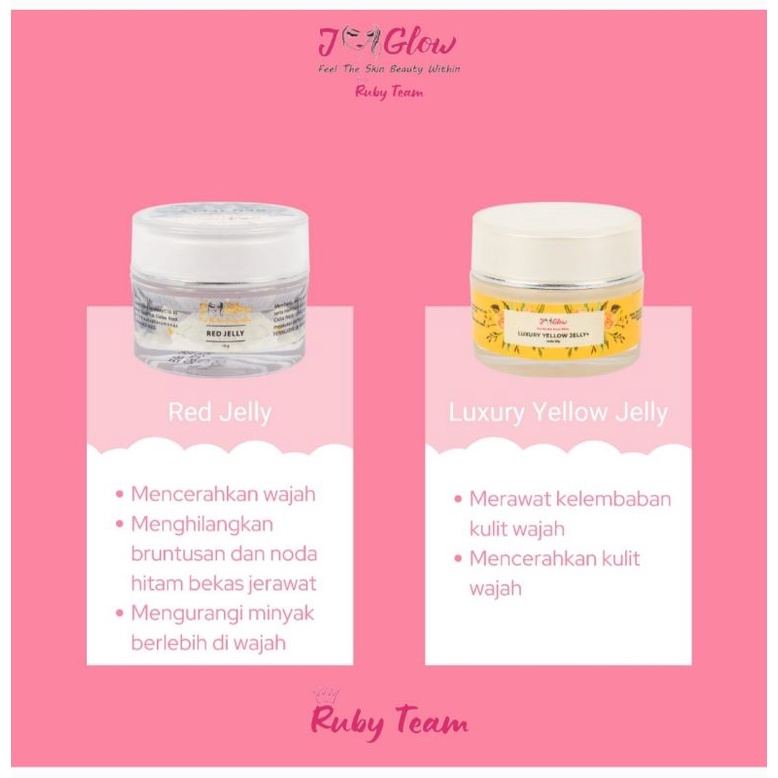 Jglow Luxury Yellow/Red jelly( Lemon Jelly)