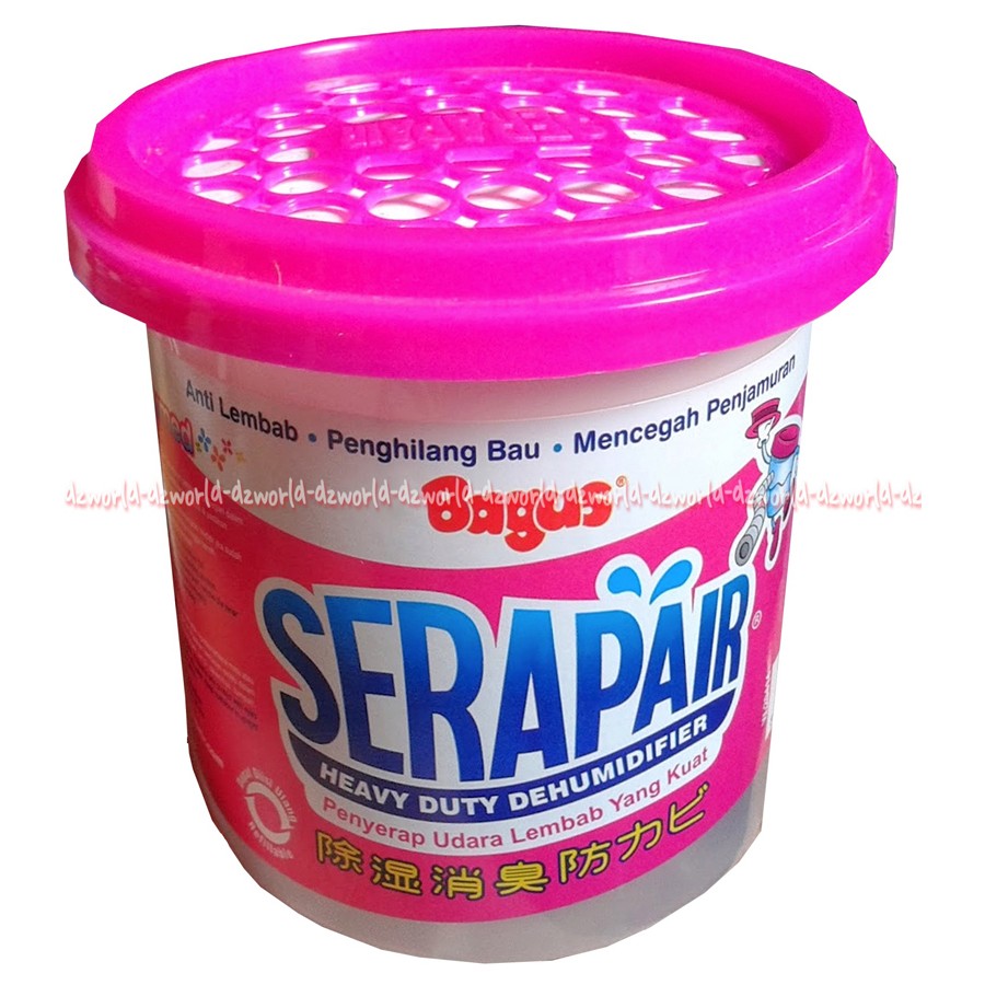 Bagus Serap Air Pink Anti Lembab 125ml Penghilang Bau Mencegah Jamur Menghilangkan Lembab