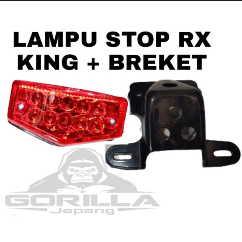 lampu led stopan rx king lampu stoplamp rx king led set breket