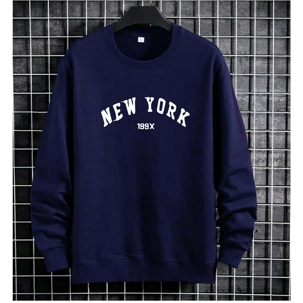 KOAS DISTRO PRIA NEW YORK 199xBAJU TANGAN PANJANG FASHION PRIA DAN WANITA GOOD QUALITY