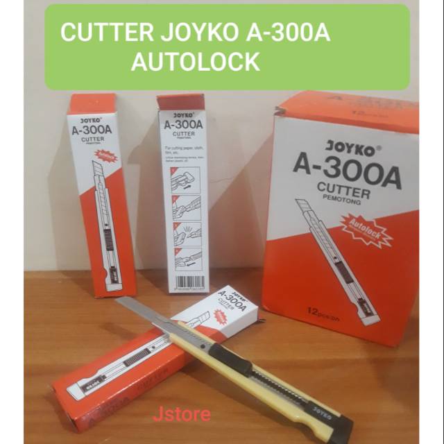 PISAU CATATER CUTTER JOYKO A-300A  (AUTOLOCK-Kunci otomatis)