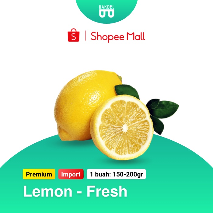

Lemon Import Fresh (Harga Per Buah / Pcs) - Bakoel Sayur Online