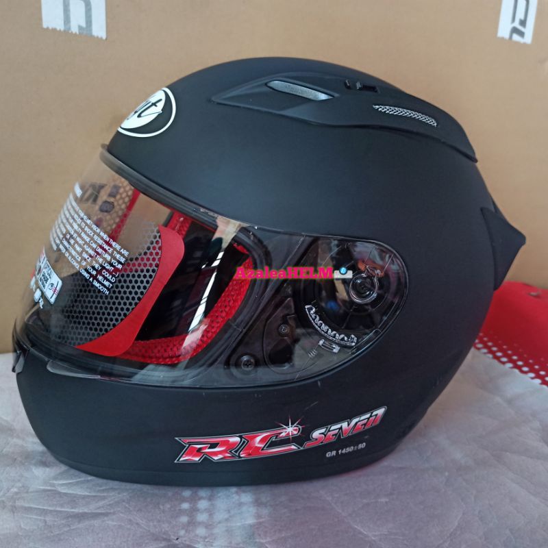 helm KYT RC7 RC SEVEN solid Black Doff