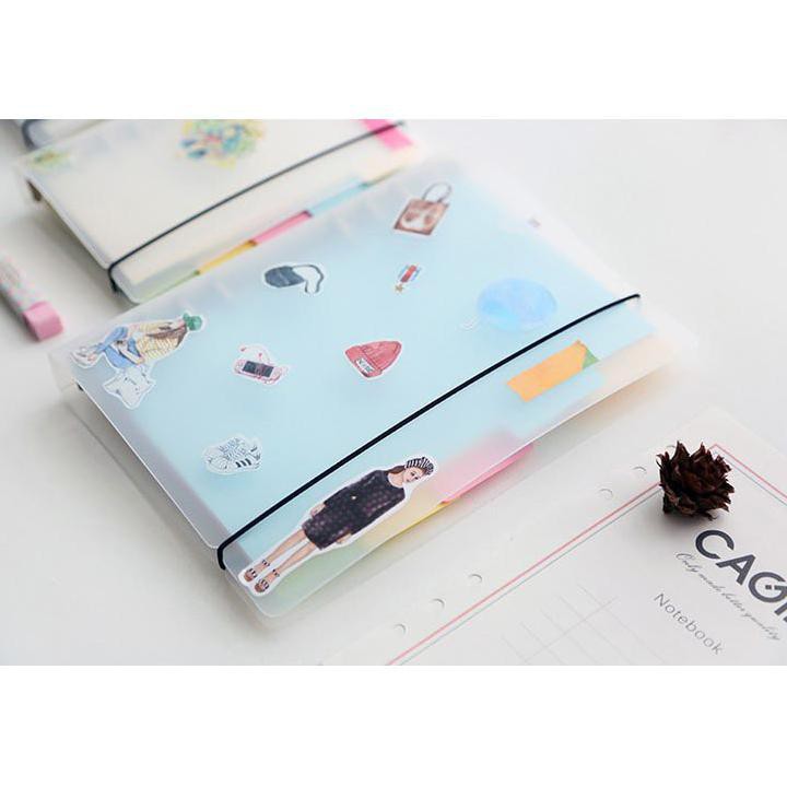 Grab Medan Cover Binder Buku Catatan Jurnal Harian Notebook Spiral Ring Ukuran A5 - ZB041 Matte