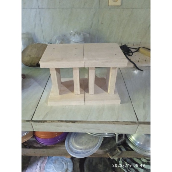 Stand Speaker Dudukan Speaker Tatakan Speaker Speaker Stand Kayu JatiBelanda