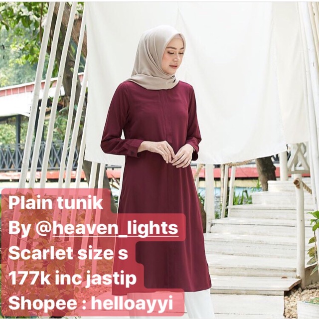 Plain tunik by @heaven_lights