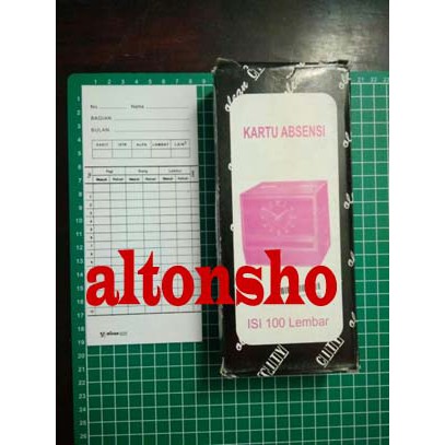 

Kertas Absensi cap Aple