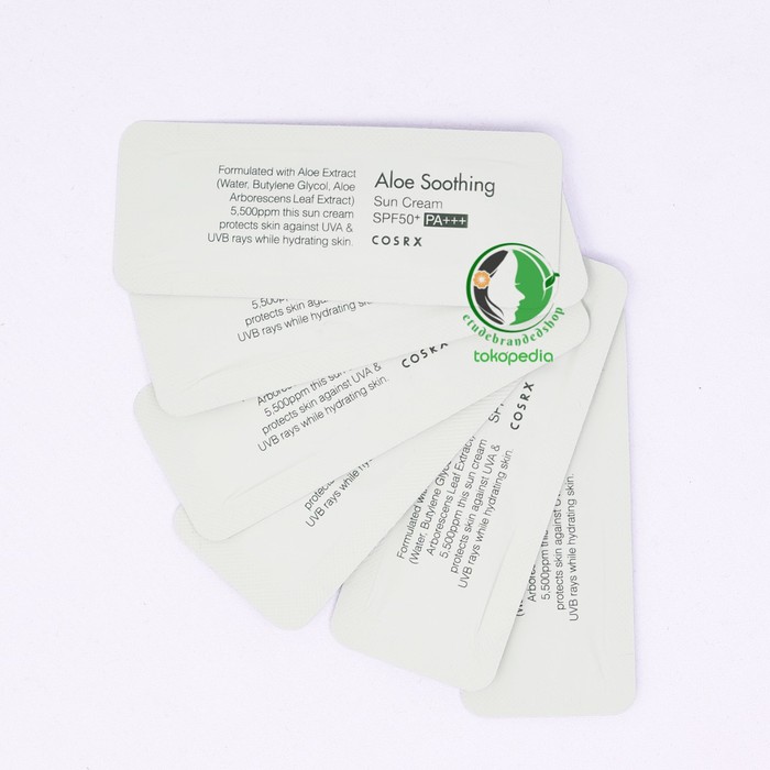 High Quality COSRX - Aloe Soothing Sun Cream Sun Cream (SAMPLE SACHET) Murah