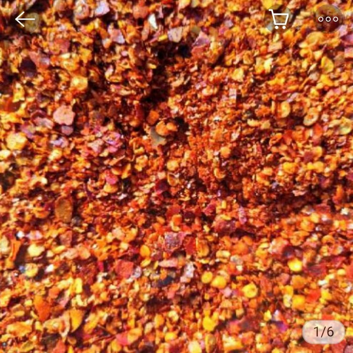 

Marhies - Cabai Kering/Lada Kering Rasa Jeruk Mipis 1Kg