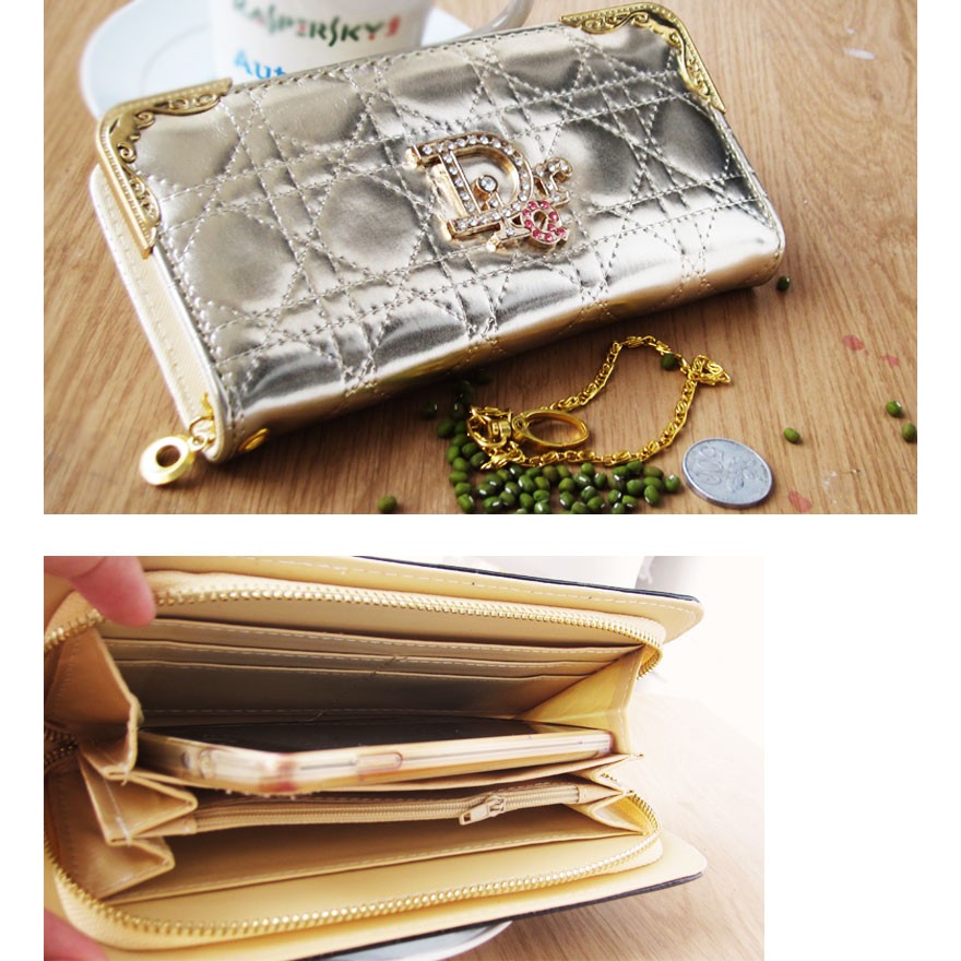 Dompet Wanita Dior Terbaru 1 resleting muat HP android