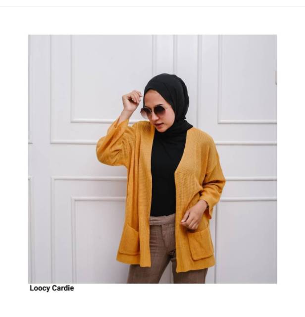 CARDIGAN  WANITA LOOCY CARDIE RAJUT HALUS RAJUT HANGAT ADEM PKE NYA // BISA BAYAR DI TEMPAT-8