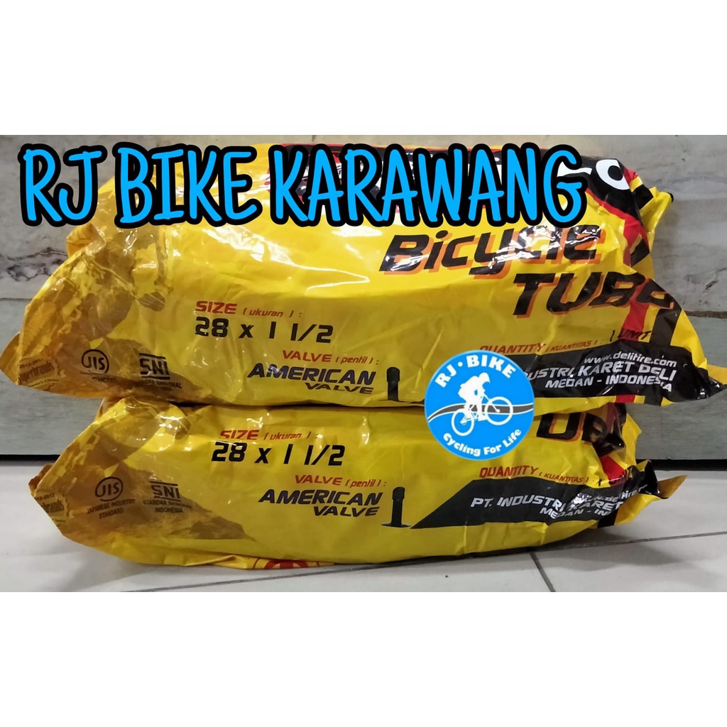 BAN DALAM SWALLOW UKURAN 28 X 1 1/2 EV dan AV