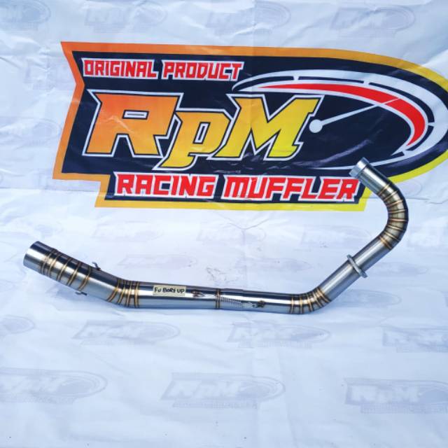 Pipa Leher Knalpot Racing SATRIA FU Bore Up - Standar Porting