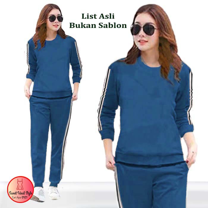 LVB Setelan Training Wanita LIA / Track Suit Wanita / Setelan Olahraga Wanita  Uk.L-XL-XXL-3XL