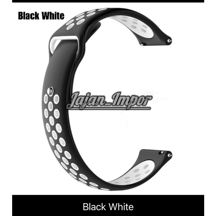 STRAP SILIKON NIKE UNIVERSAL 22mm SMARTWATCH HUAWEI GT2 46mm GT ACTIVE HONOR MAGIC BAND SAMSUNG MOTIF LUBANG KOMBINASI