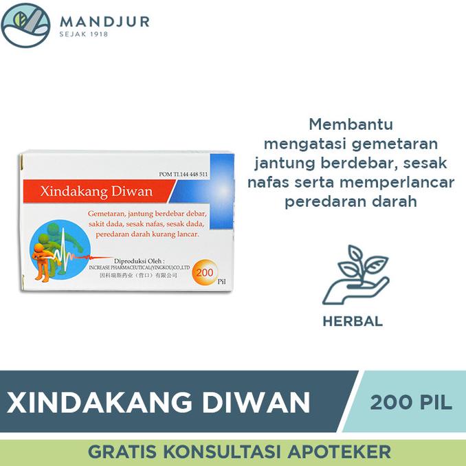 Xindakang Diwan - Obat Herbal Jantung Lemah dan Sering Berdebar