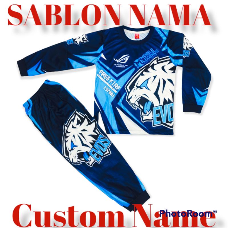 SETELAN BAJU GAMING ANAK ANAK SETELAN JERSEY GAMING ANAK