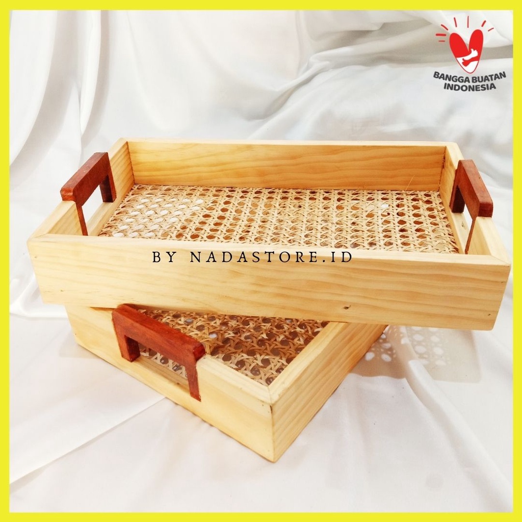 TRAY / BAKI HOMEDECOR NAMPAN AESTHETIC WOODEN W-18