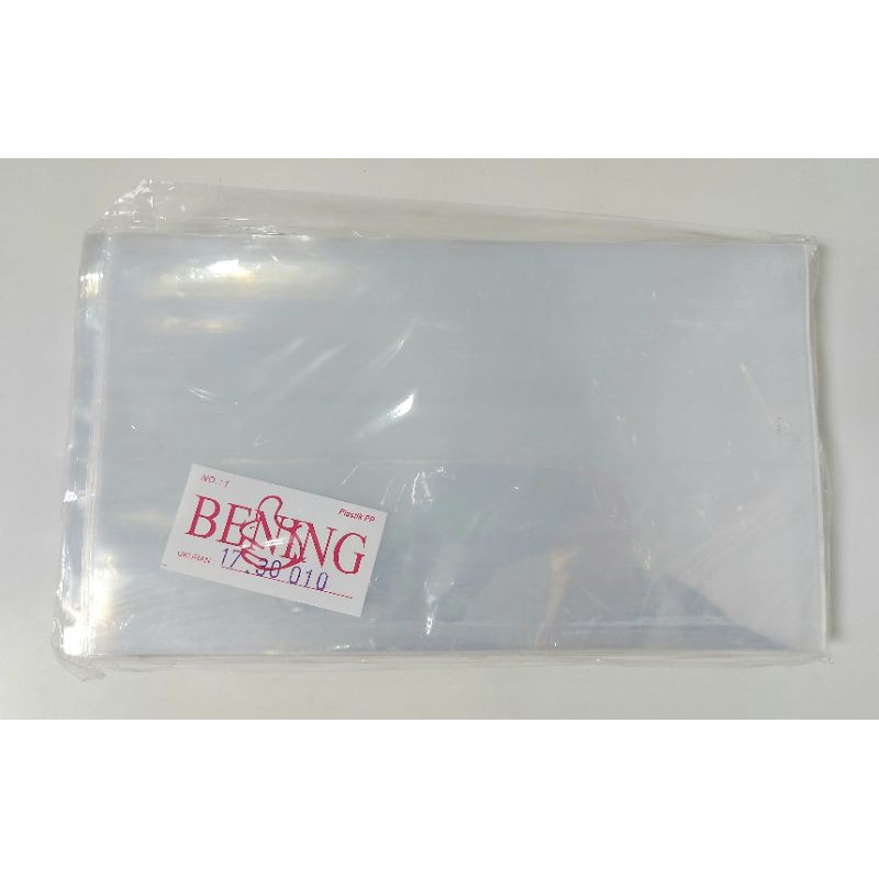 plastik PP tebal 010 uk 17x30