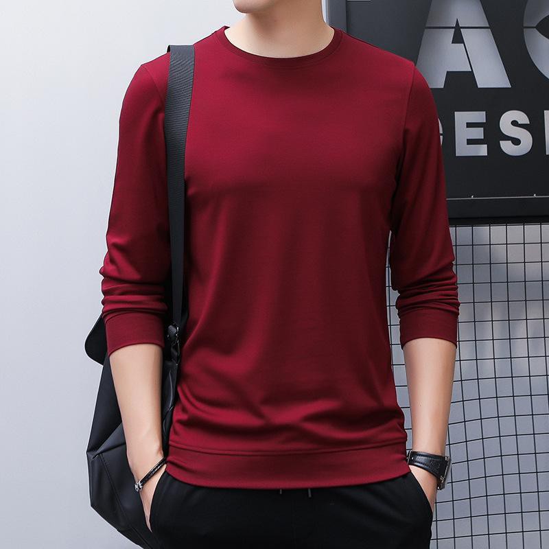 9SEVEN-Baju sweater basic polos // baju pria lengan panjang // baju polos berkualitas premium