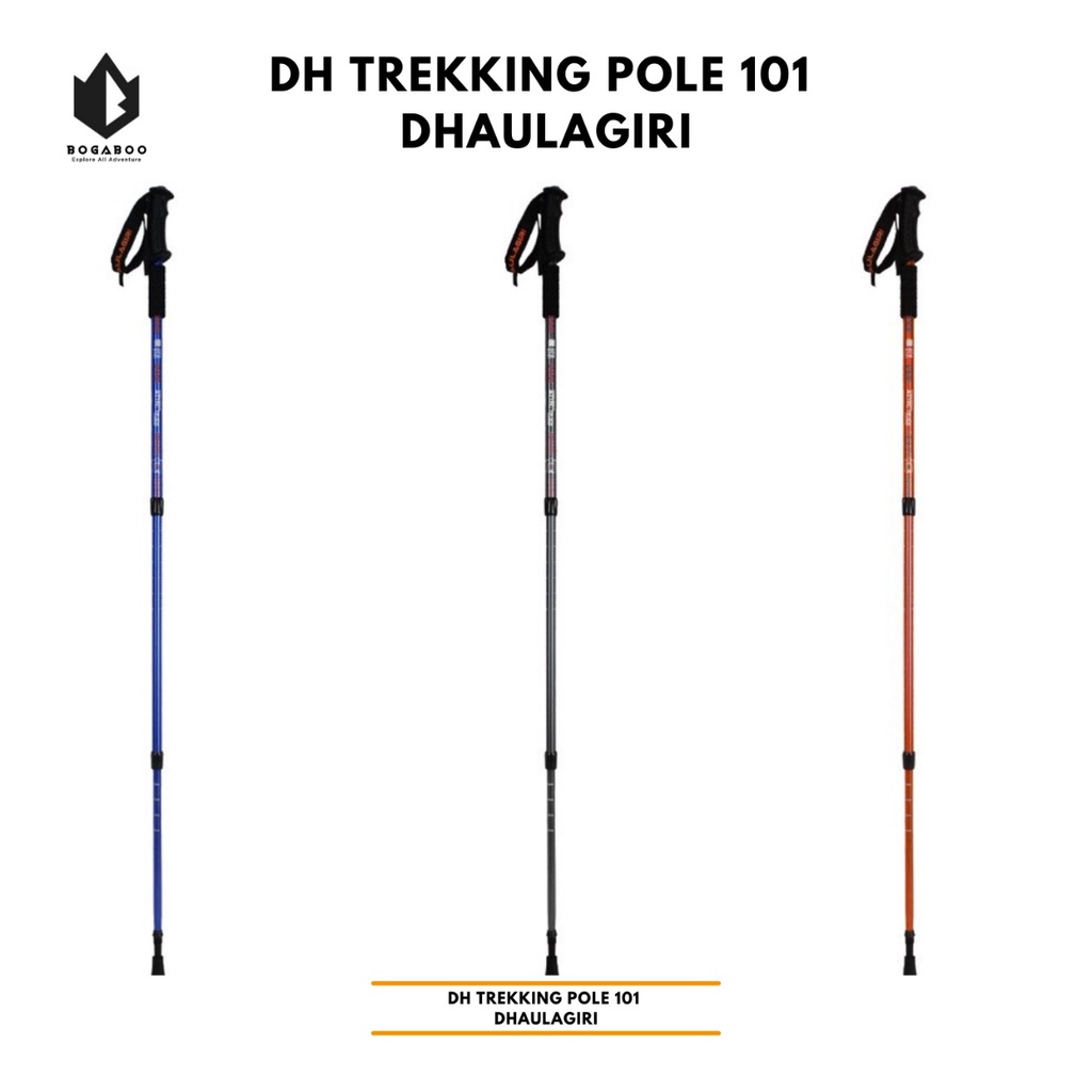 Trekking Pole Dhaulagiri 101 Tongkat Pendaki DH - Trekpole Bengkok - trackpole - tracking pole - tongkat gunung - trakpole - trakpol