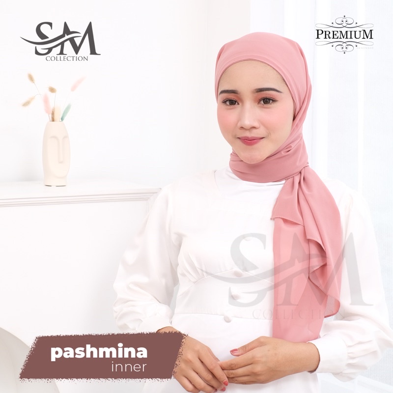 PASMINA INSTAN INNER 2IN1 | CERUTY BABYDOLL 120CM X 120CM