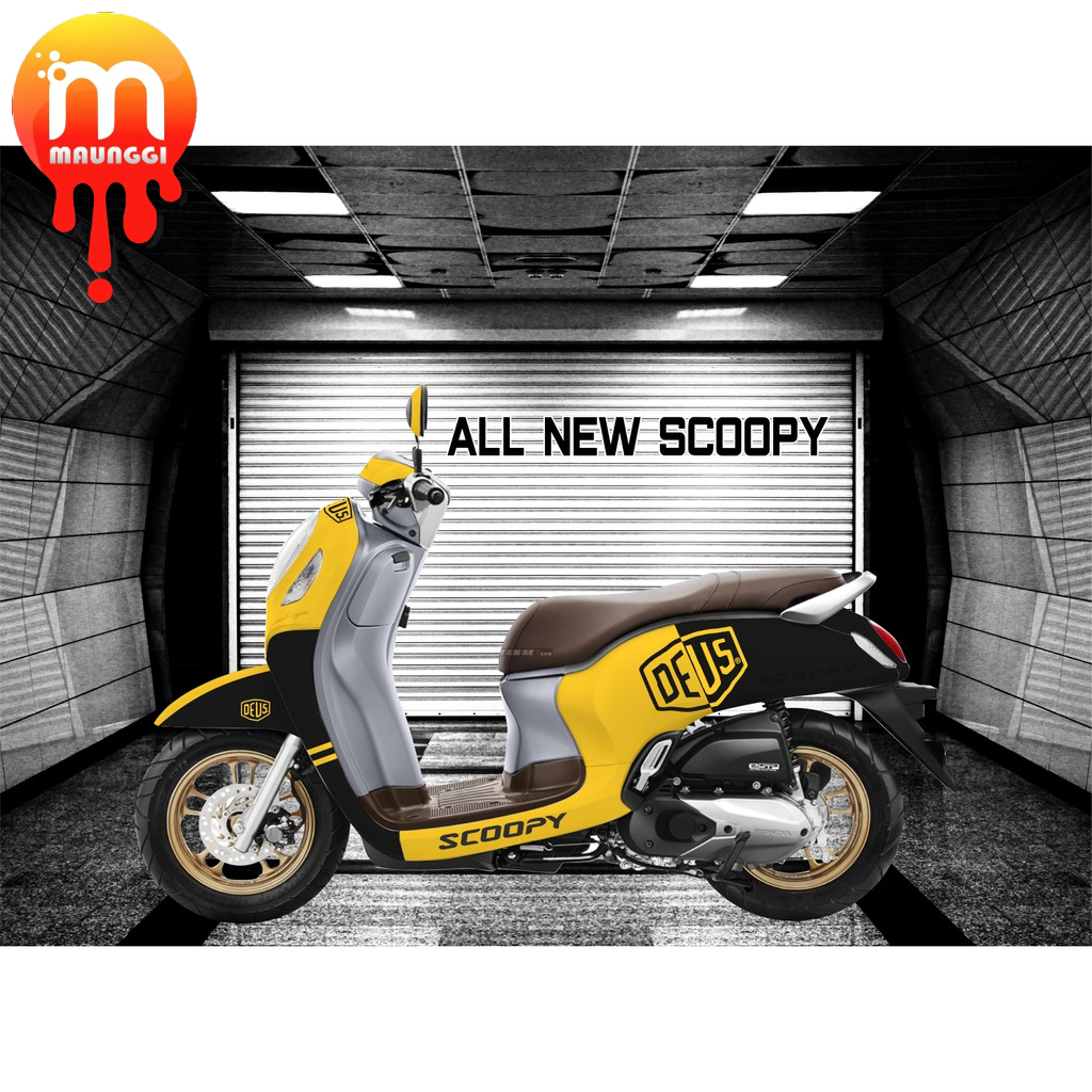 Stiker scoopy full body Striping motor scoopy fi varisi Decal motor full body scoopy