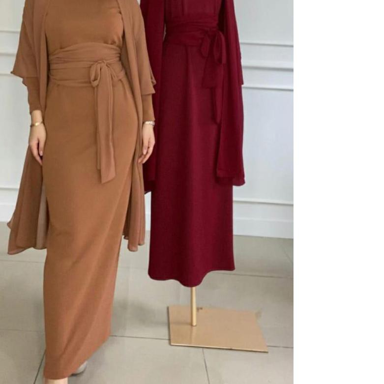 ♩ 626#Bolero+obie+dress/dress muslim/fashion wanita/gamis wanita ☎