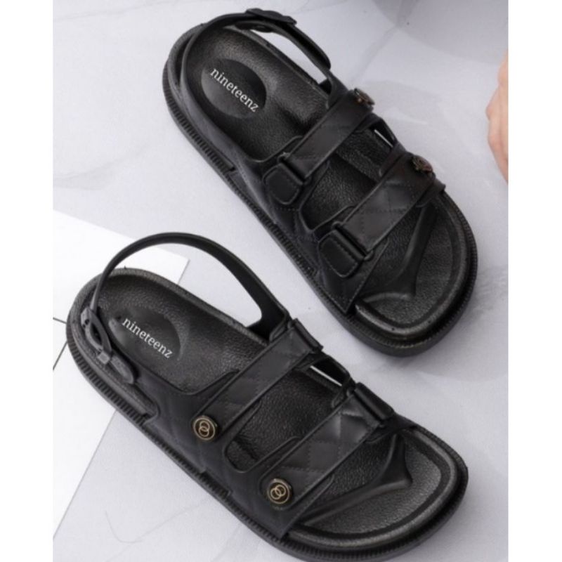 Sandal wanita Dewasa Motif Kancing Balance 1728-X6B