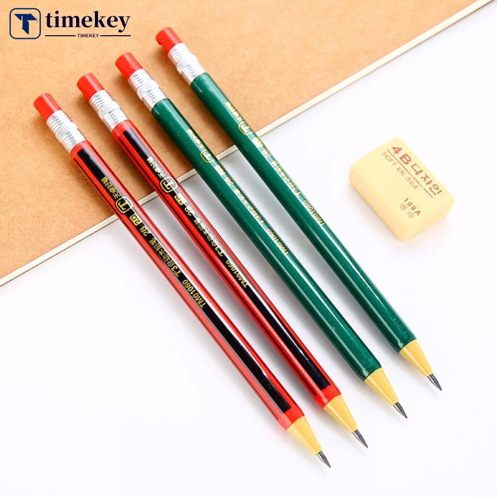 Timekey Pensil Mekanik 2B 2.0mm Gaya Korea Untuk Menulis / Menggambar / Hadiah Anak Perempuan L4Q3