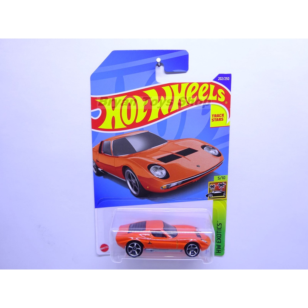 Hot Wheels 71 Lamborghini Miura SV Orange