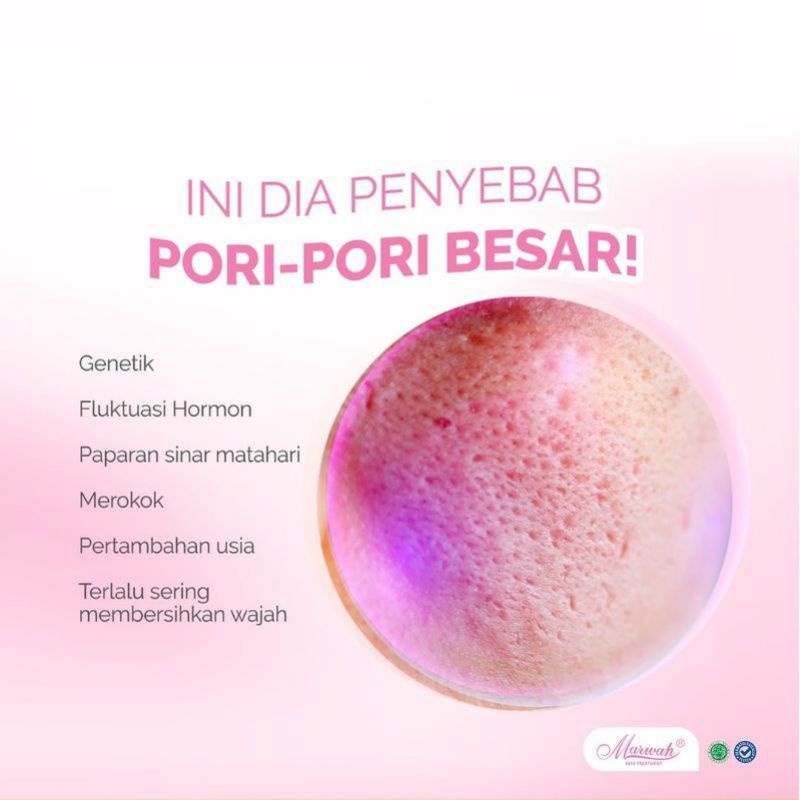 Marwah Serum Pore Minimizer (untuk mengecilkan pori pori)