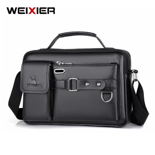 WEIXIER D235 Tas Selempang Pria Kulit Sling Bag Premium WK-SBY #1