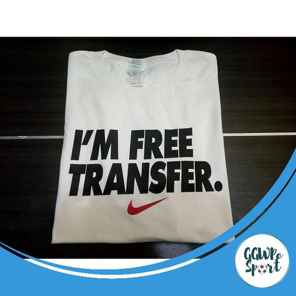 Kaos Distro Premium I'M Free Transfer Baju Distro Lengan Pendek Katun Combed 30S Kualitas Terbaik