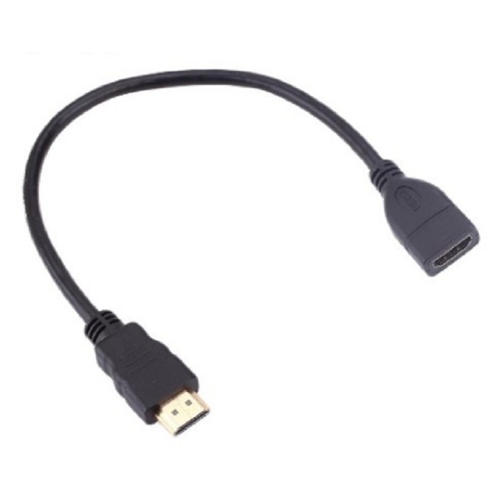 Kabel HDMI Male To Female Extention 30CM Extender Cable 0.3M