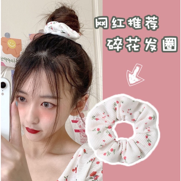 Scrunchies Scrunchie Skruncis Ikat Rambut / Karet Rambut Korea Minjun