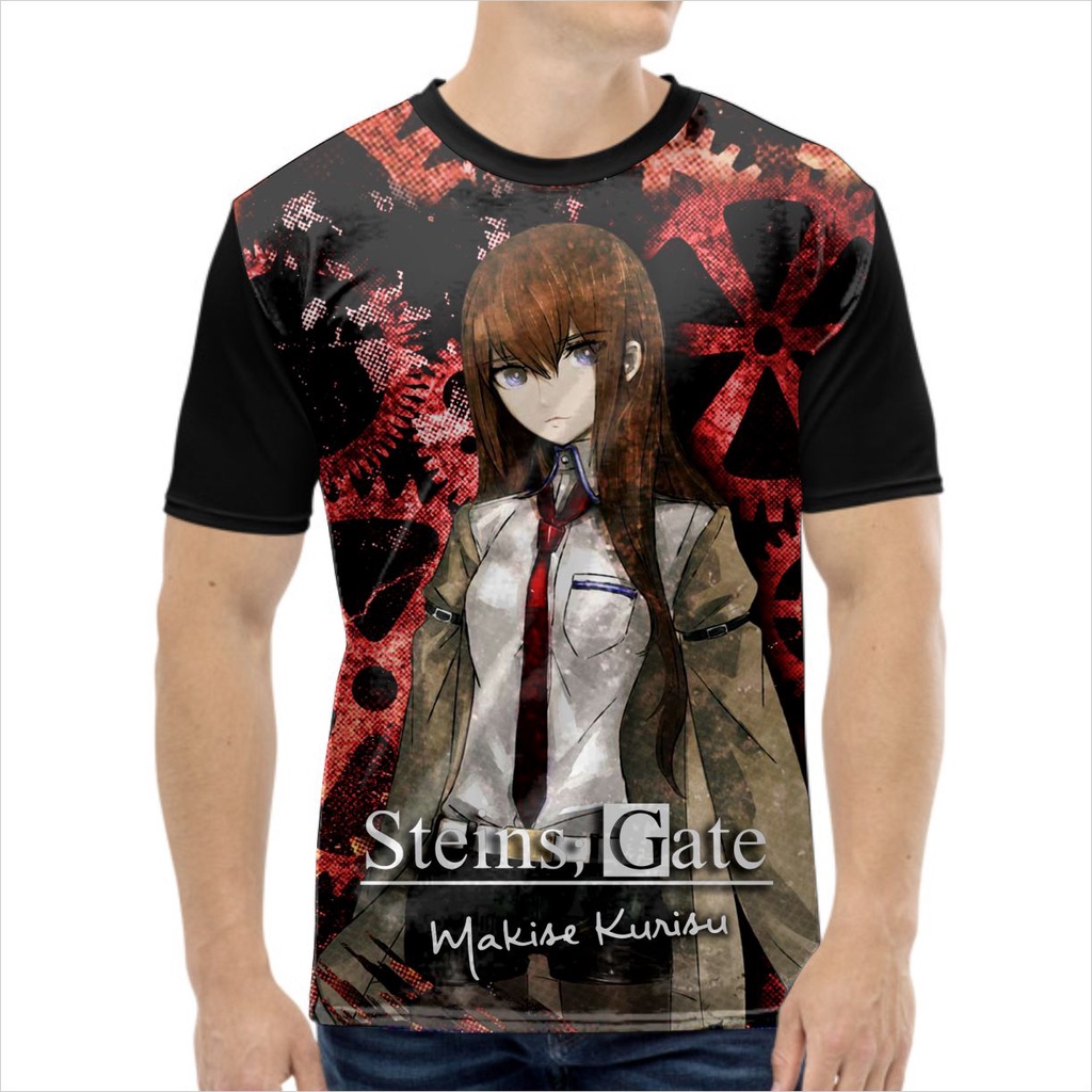 Kaos Pria Steins Gate Makise Kurisu - SHOPLAB88