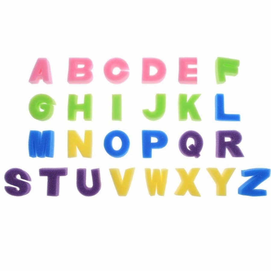 Alphabet Sponge / Spons Lukis Bentuk Alphabet